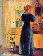 Anna Ancher, Young Girl in front of Mirror